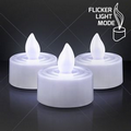 Blank White LED Tea Light Candle